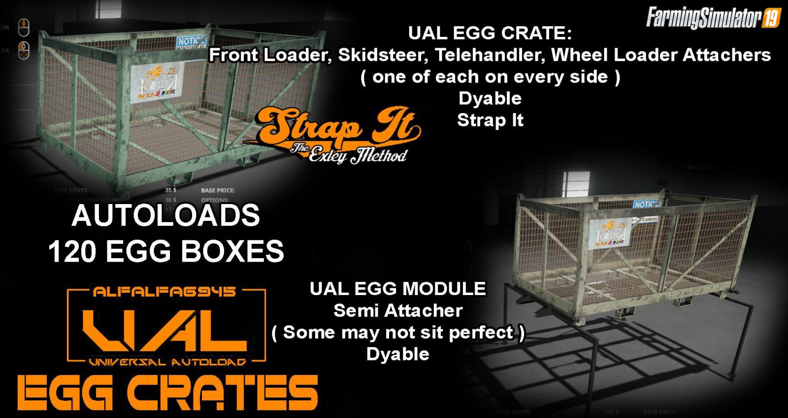 Iconik UAL Egg Crates v1.0 for FS19