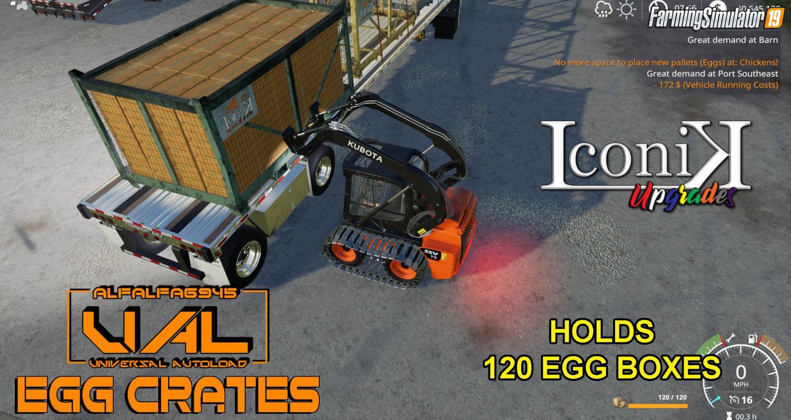 Iconik UAL Egg Crates v1.0 for FS19