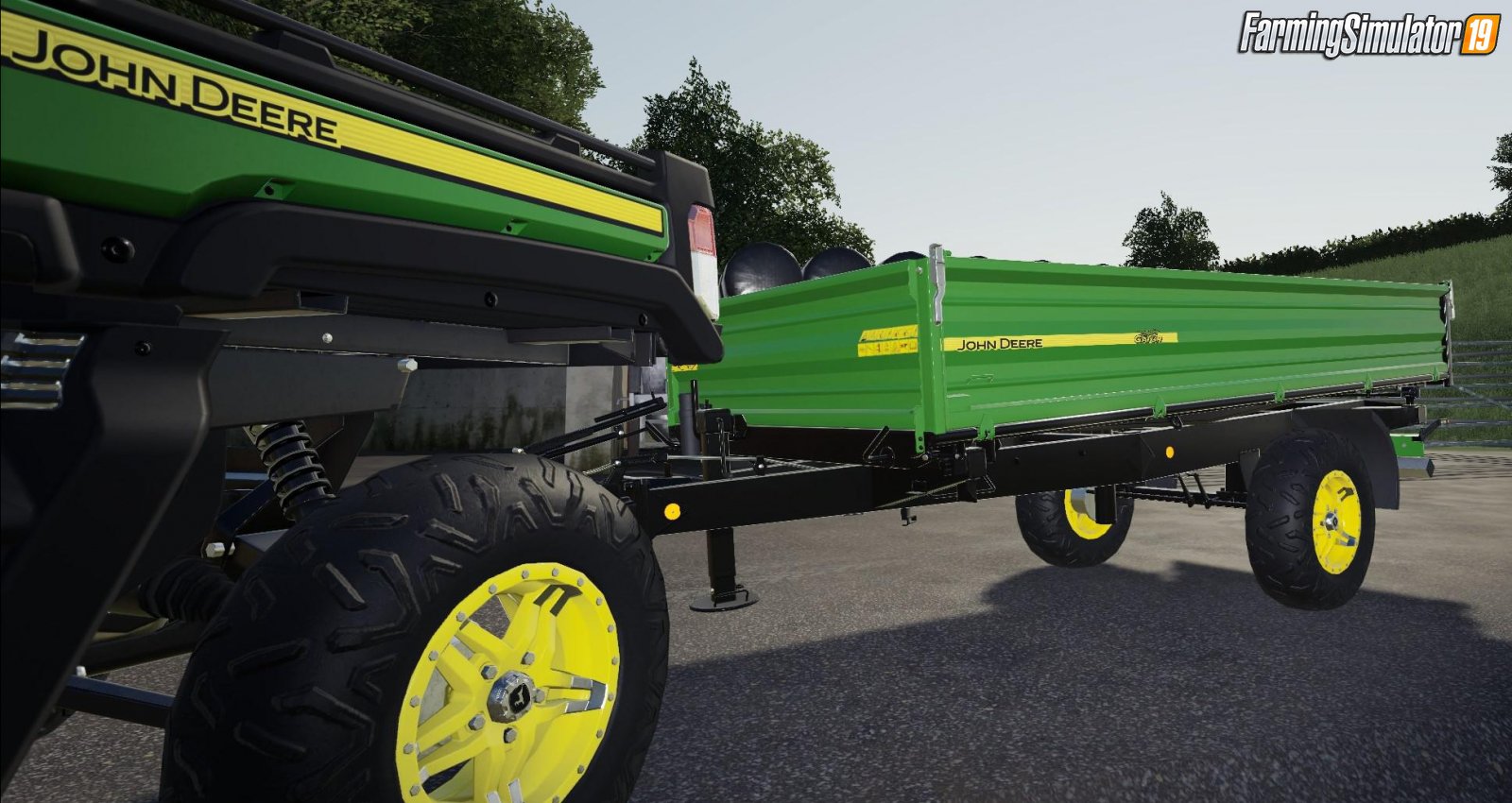 John Deere Gator Trailer v1.0 for FS19