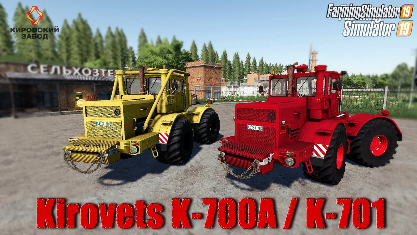 Tractor Kirovets K-700A / K-701 for FS19