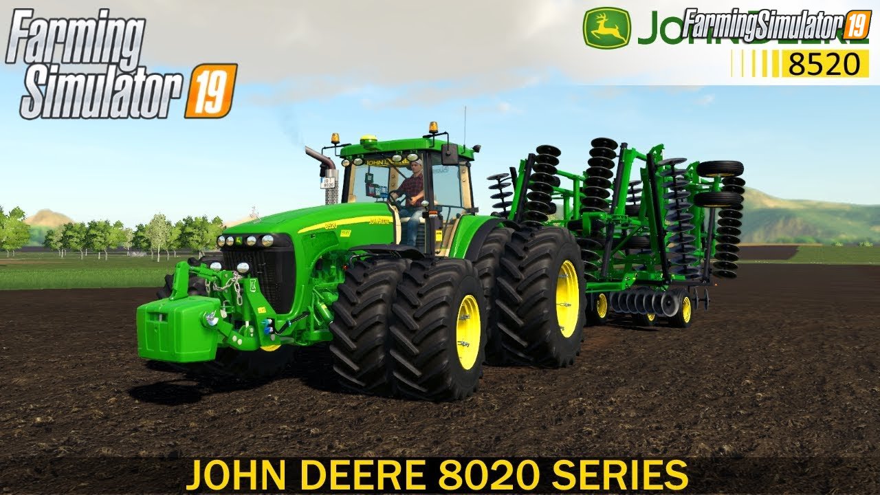 Tractor JOHN DEERE 8020 SERIES - Farming Simulator 19