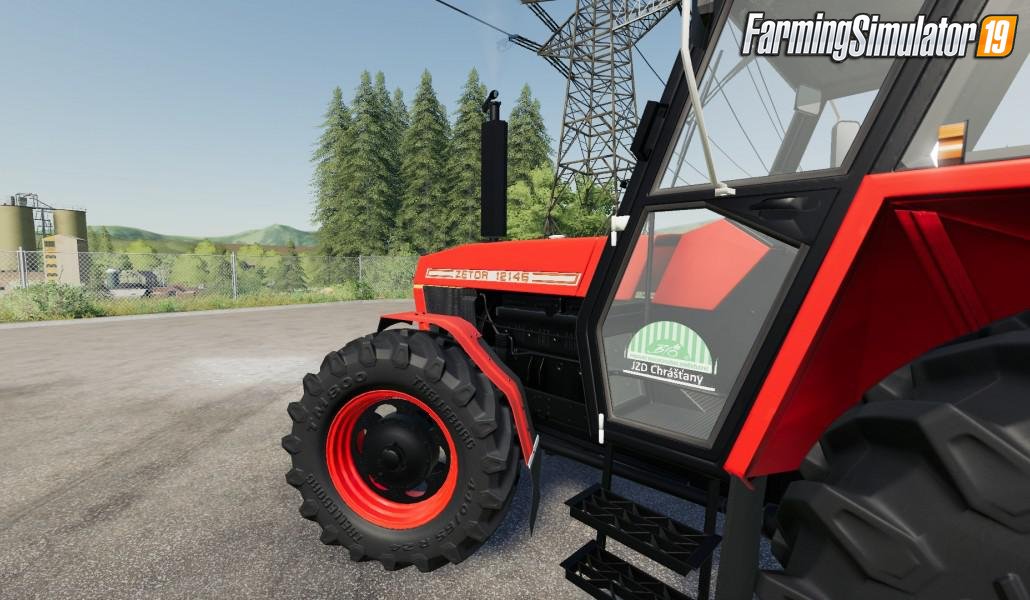 Tractor Zetor 12145 v1.0 Edit JZD Chrastany for FS19