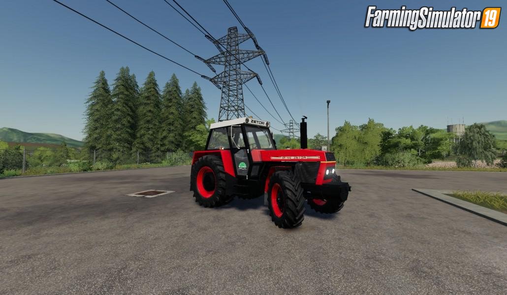 Tractor Zetor 12145 v1.0 Edit JZD Chrastany for FS19