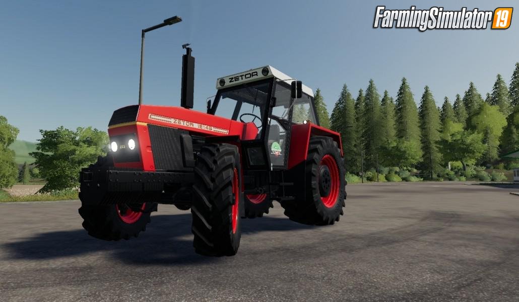 Tractor Zetor 12145 v1.0 Edit JZD Chrastany for FS19