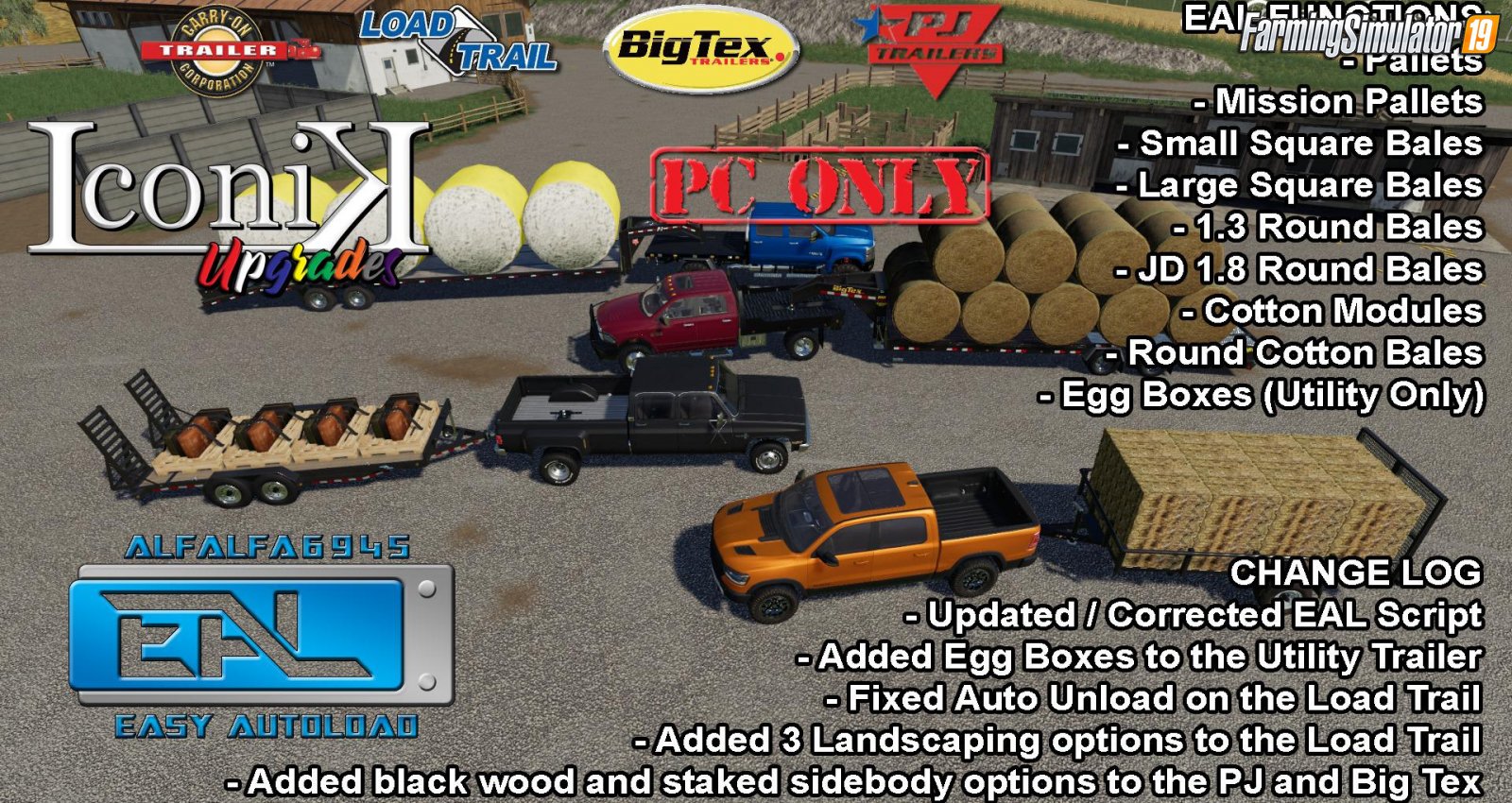 Iconik EAL Haulers v1.0 for FS19