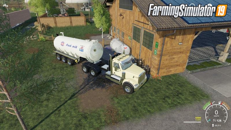 Cowshed 2000 without animal limit + no pollution + accessories v1.3 for FS19