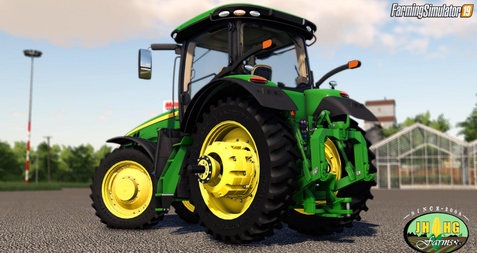 Tractor John Deere 2016-2018 8R Series Row Crop for FS19