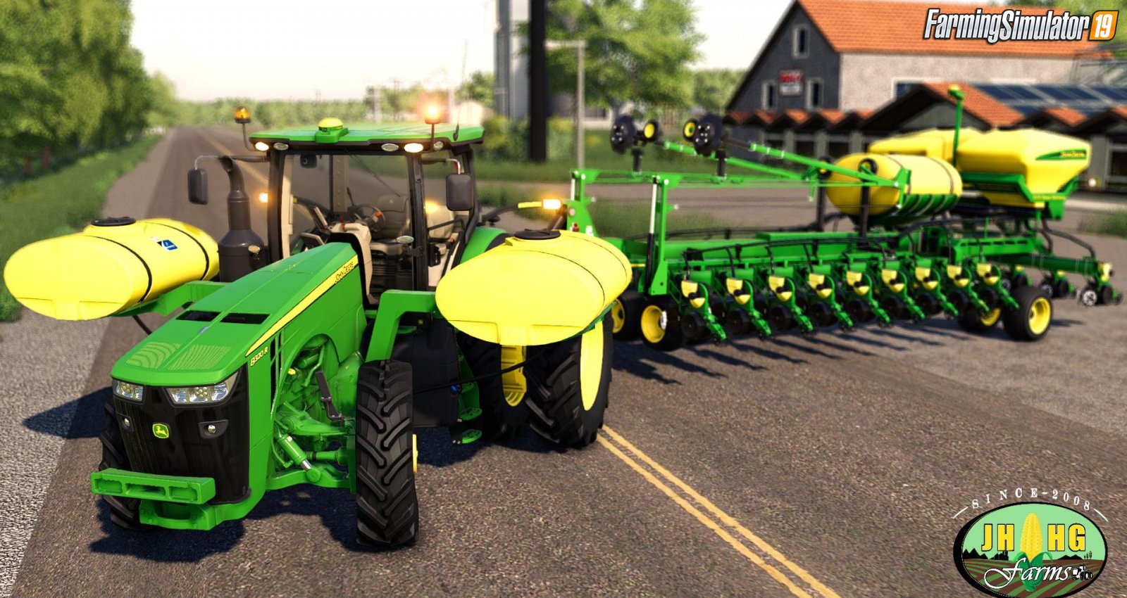 Tractor John Deere 2016-2018 8R Series Row Crop for FS19