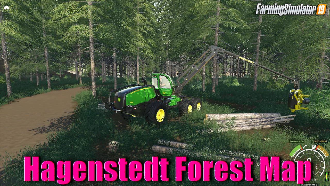 Hagenstedt Forest Map v1.0 for FS19