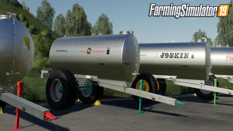 Cistern Trailer Aquatrans 7300 v1.0 for FS19