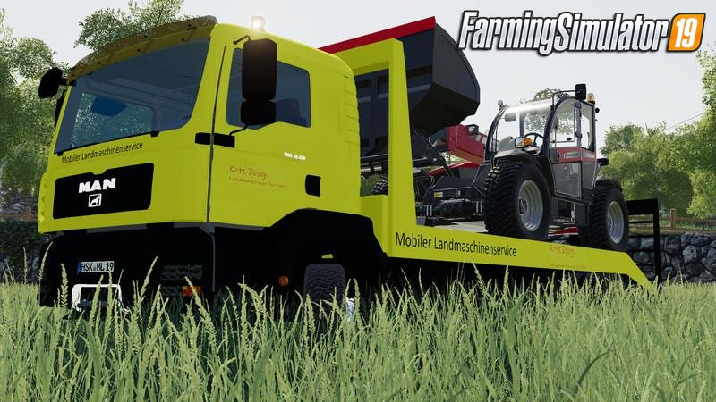 MAN TGA 28.430 Van Truck v1.0 for FS19