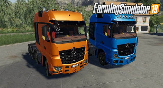 Mercedes-Benz Actros Arocs SLT v1.0 for FS19