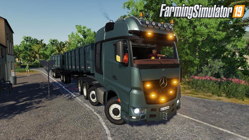 Mercedes-Benz Actros Arocs SLT v1.0 for FS19