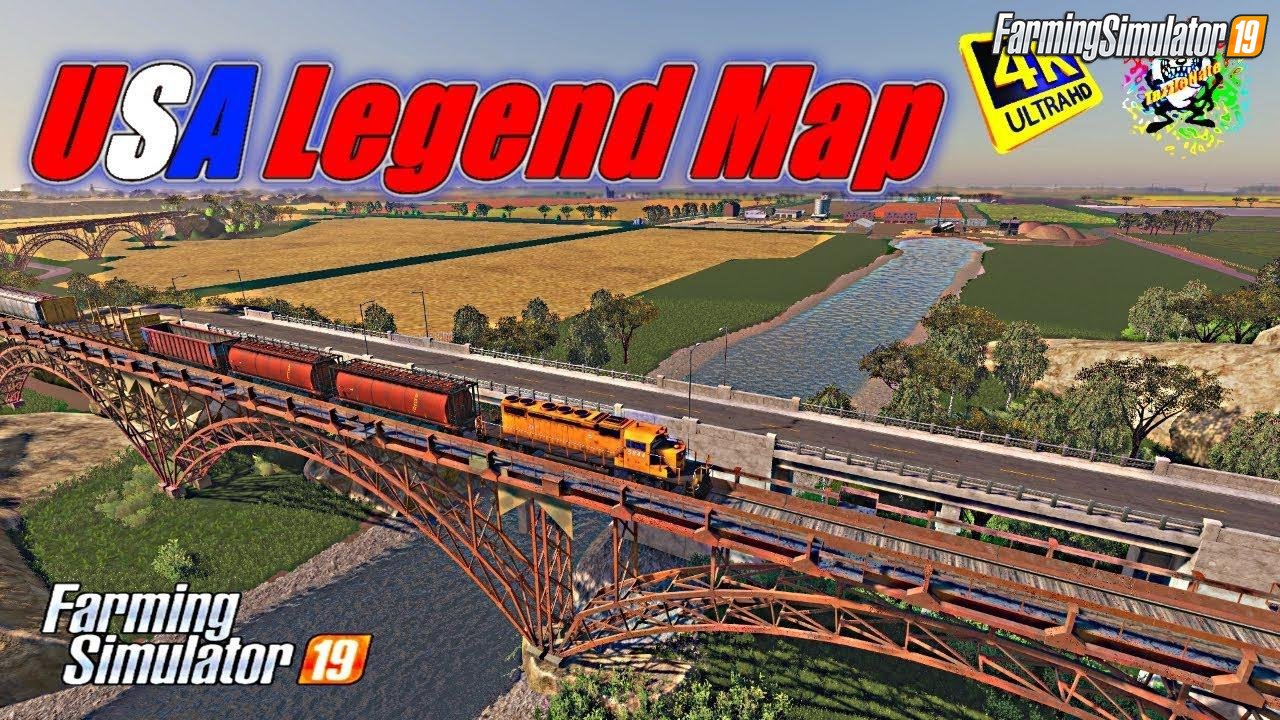 USA Legend Map v0.2 for FS19