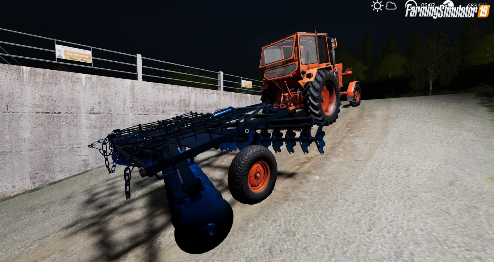 Romanian Disc GD Harrow v1.0 for FS19