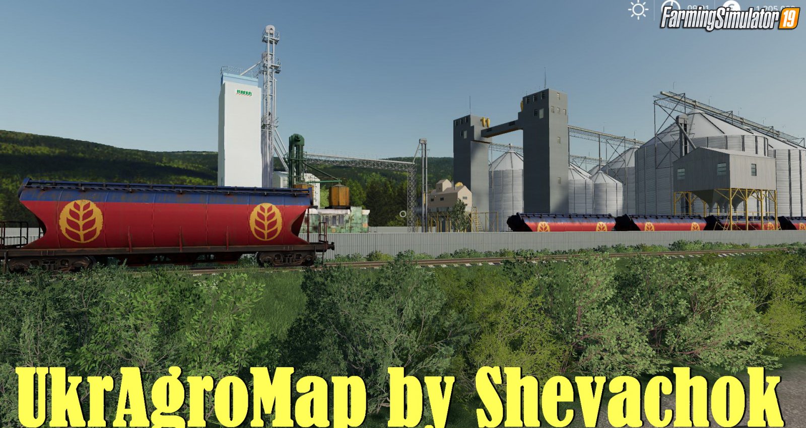 UkrAgroMap by Shevachok for FS19