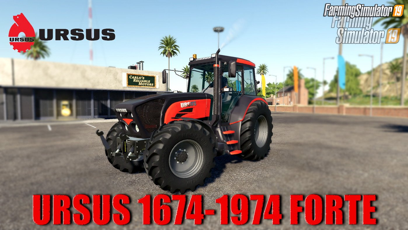 Tractor URSUS 1674-1974 FORTE for FS19
