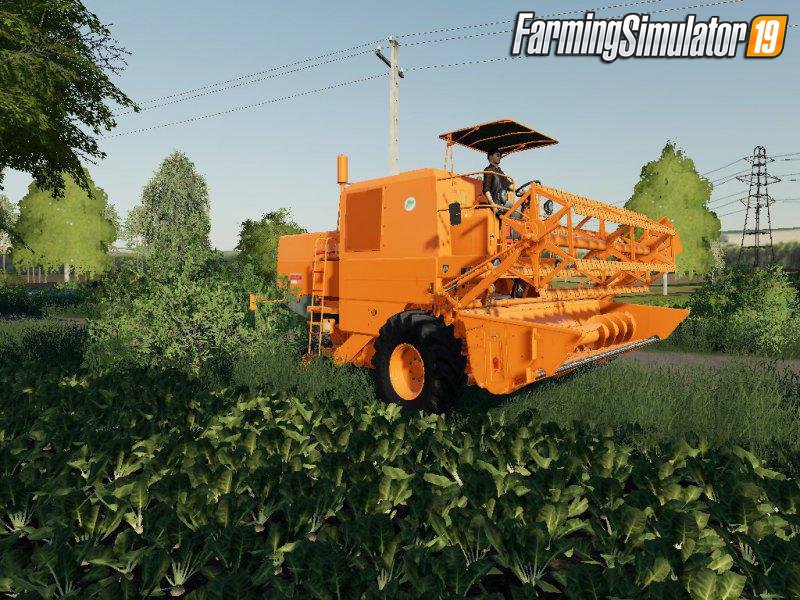 Combine Bizon Z056 (Improved) for FS19