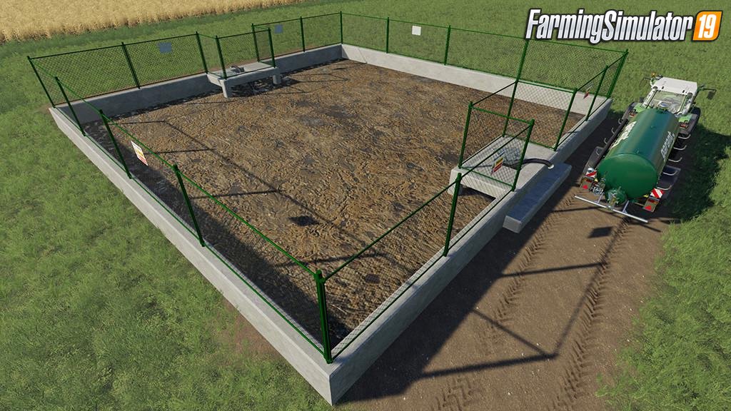 Placeable Slurry Lagoon v1.0 for FS19