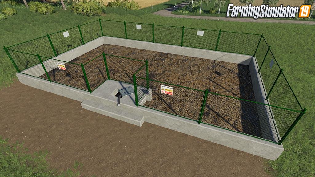 Placeable Slurry Lagoon v1.0 for FS19