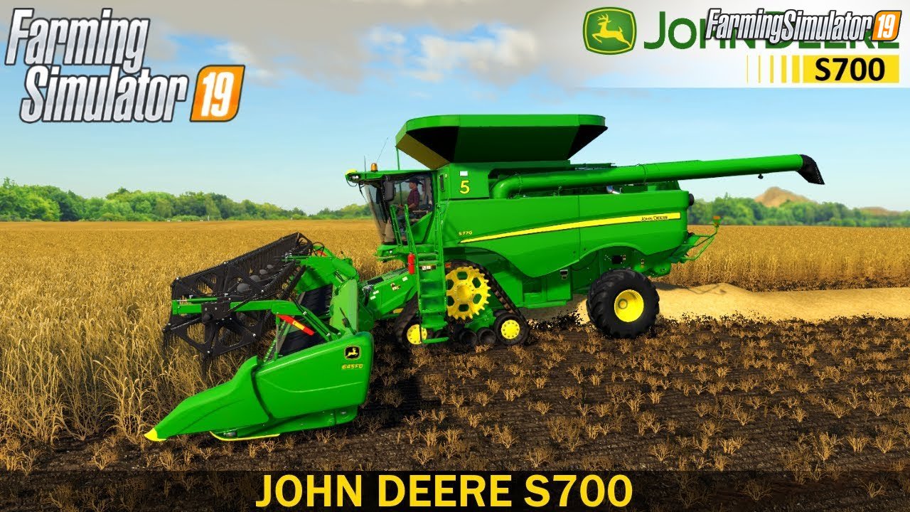 JOHN DEERE S700 NORTH/SOUTH AMERICA & AUSTRALIA - Farming Simulator 19