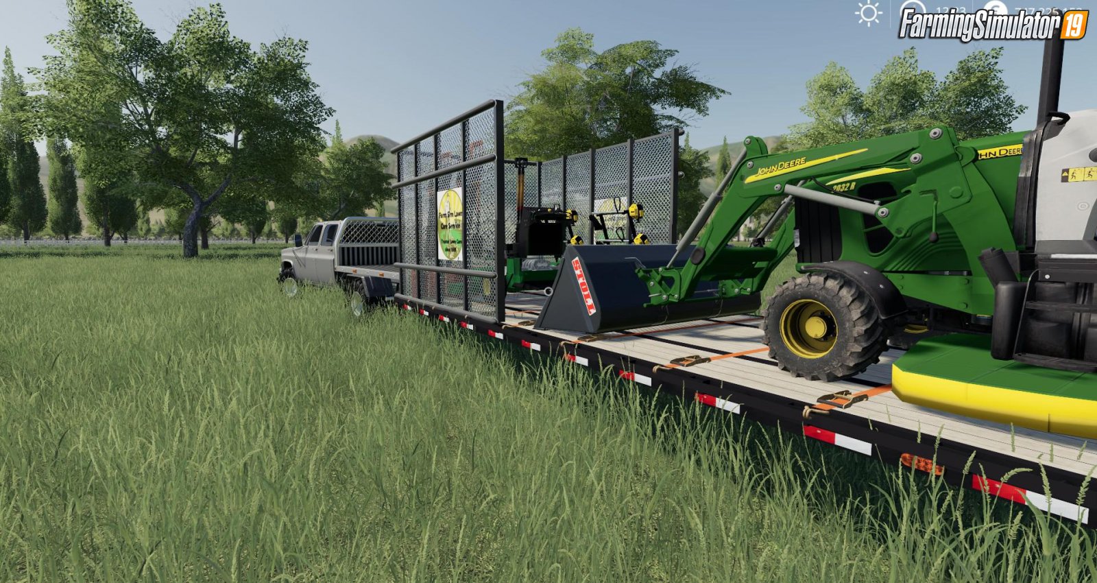 PJ 40ft Lawn Care Trailer v1.0 for FS19