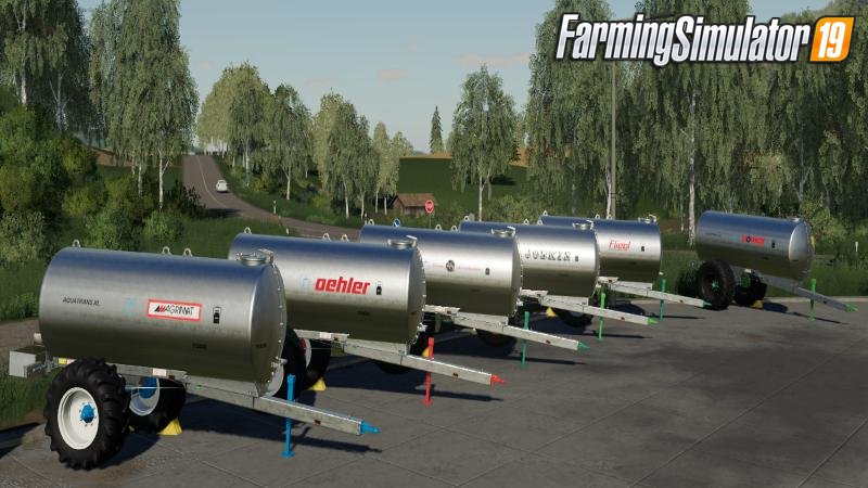 Cistern Trailer Aquatrans 7300 v1.0 for FS19