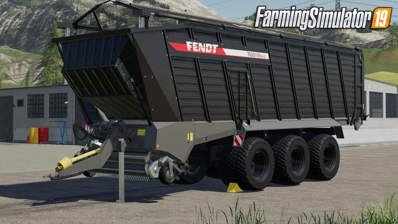 Trailer Fendt Tigo 100XL v1.0 for FS19