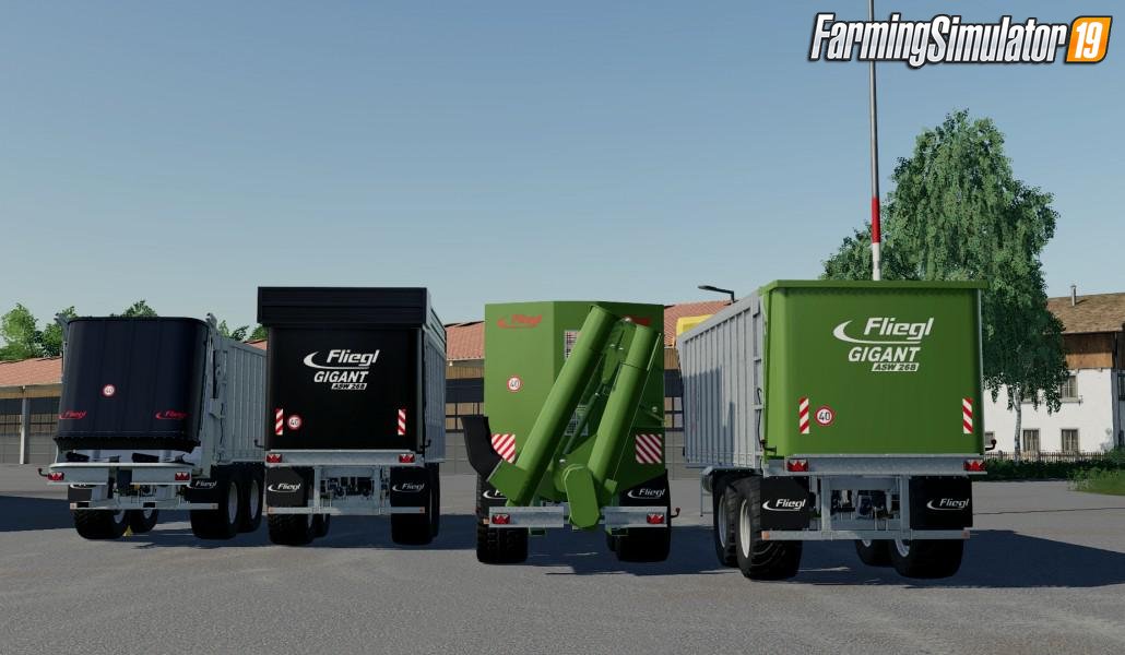 Trailer FLIEGL ASW 268 v1.0 for FS19