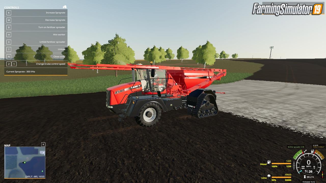 Combine Case IH Titan Wide v1.0 for FS19