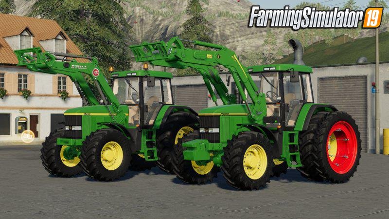 Tractor John Deere 7800 / 7810 v1.1 for FS19