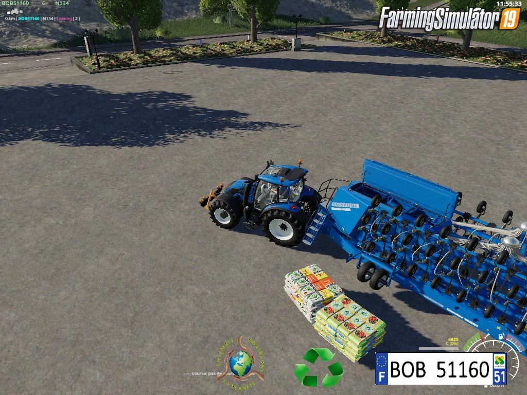 Placeable Fertilizer seeds pallets v1.0 By BOB51160 for FS19