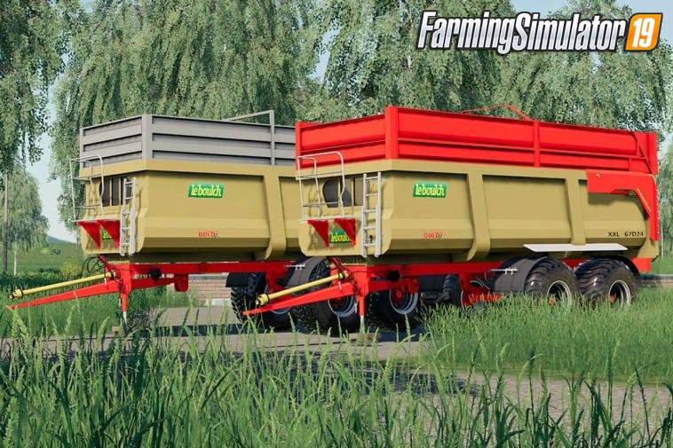 Leboulch Gold 2 XXL Trailers Pack v1.0 for FS19