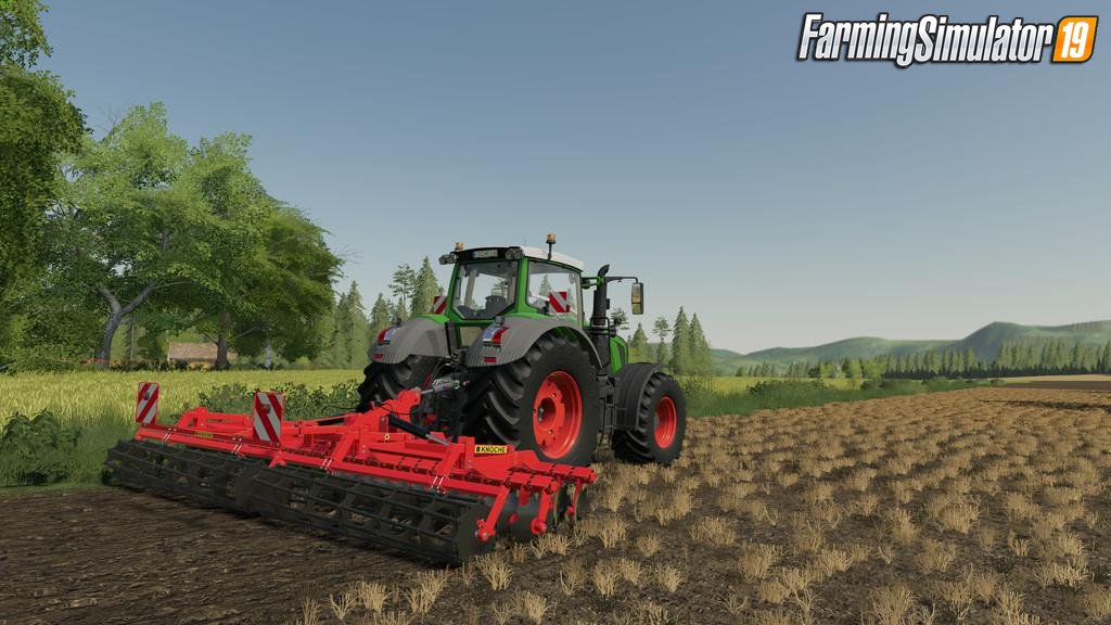 Disc Harrows Knoche KSE 2X v1.0 for FS19