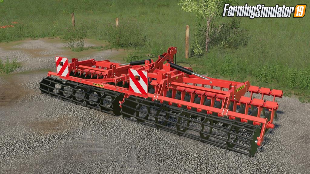 Disc Harrows Knoche KSE 2X v1.0 for FS19