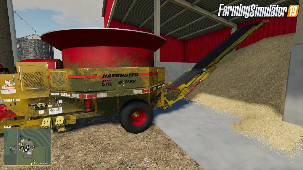 Haybuster H-1130 Tub Grinder v1.0 for FS19