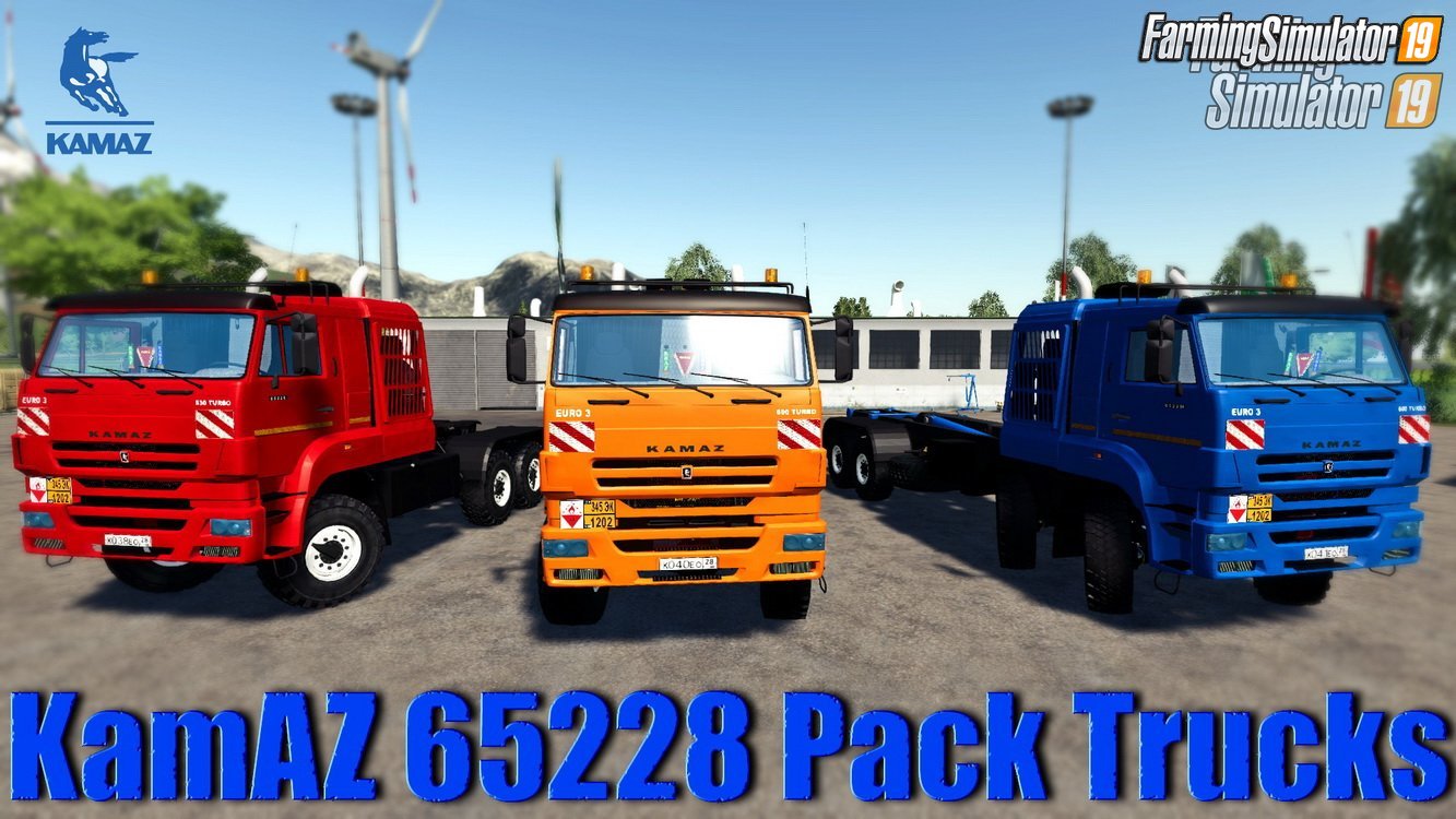 KamAZ 65228 Pack Trucks - Farming Simulator 19