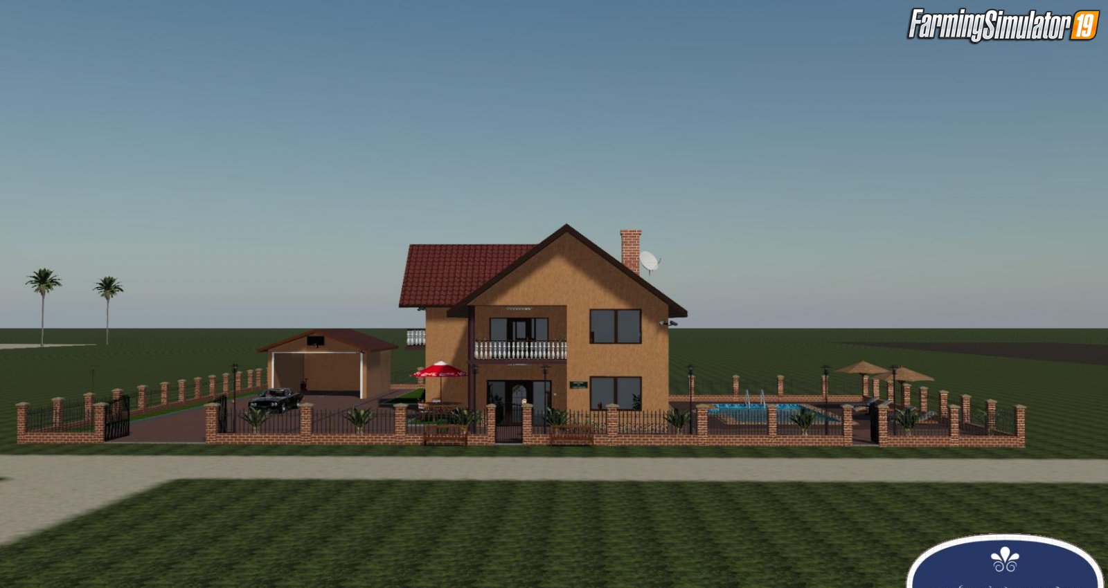 Placeable Farm House v1.1 for FS19