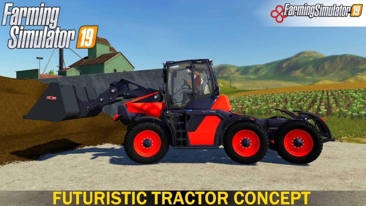 Tractor SYN TRAC Futuristic Concept - Farming Simulator 19