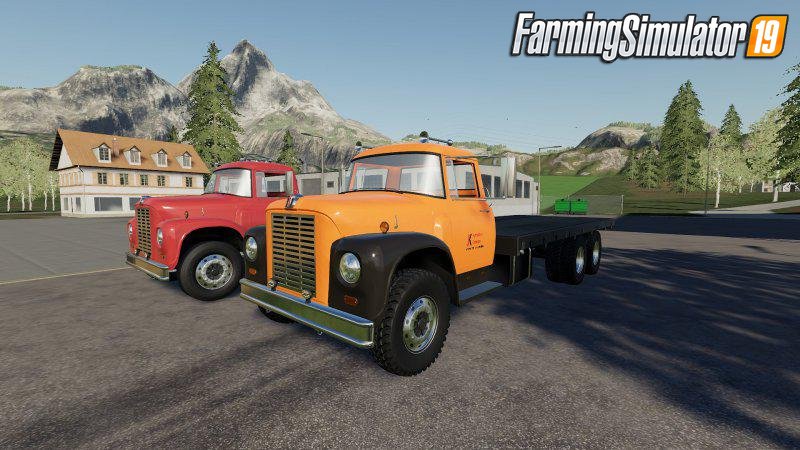 Truck Loadstar F1800 Flatbed v1.0 for FS19