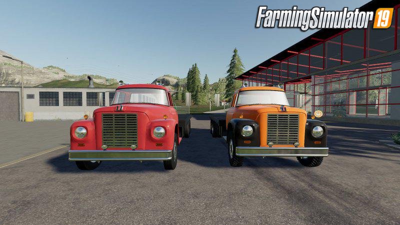 Truck Loadstar F1800 Flatbed v1.0 for FS19