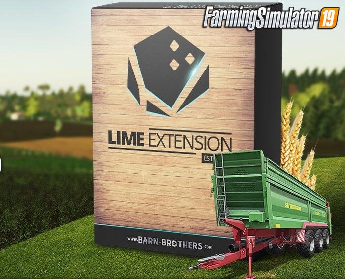 LIME EXTENSION Mod v1.0 by Barn Brothers for FS19