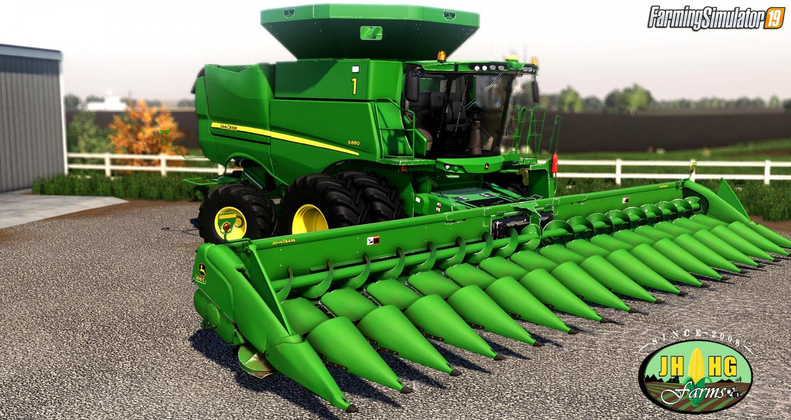 Combine John Deere 616C/716C Official v1.0 for FS19