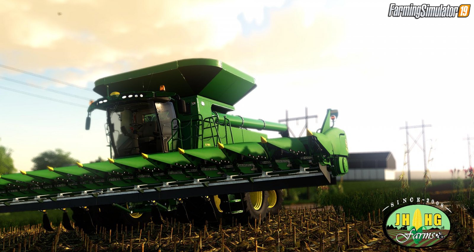 Combine John Deere 612C/712C Official v2.1 for FS19