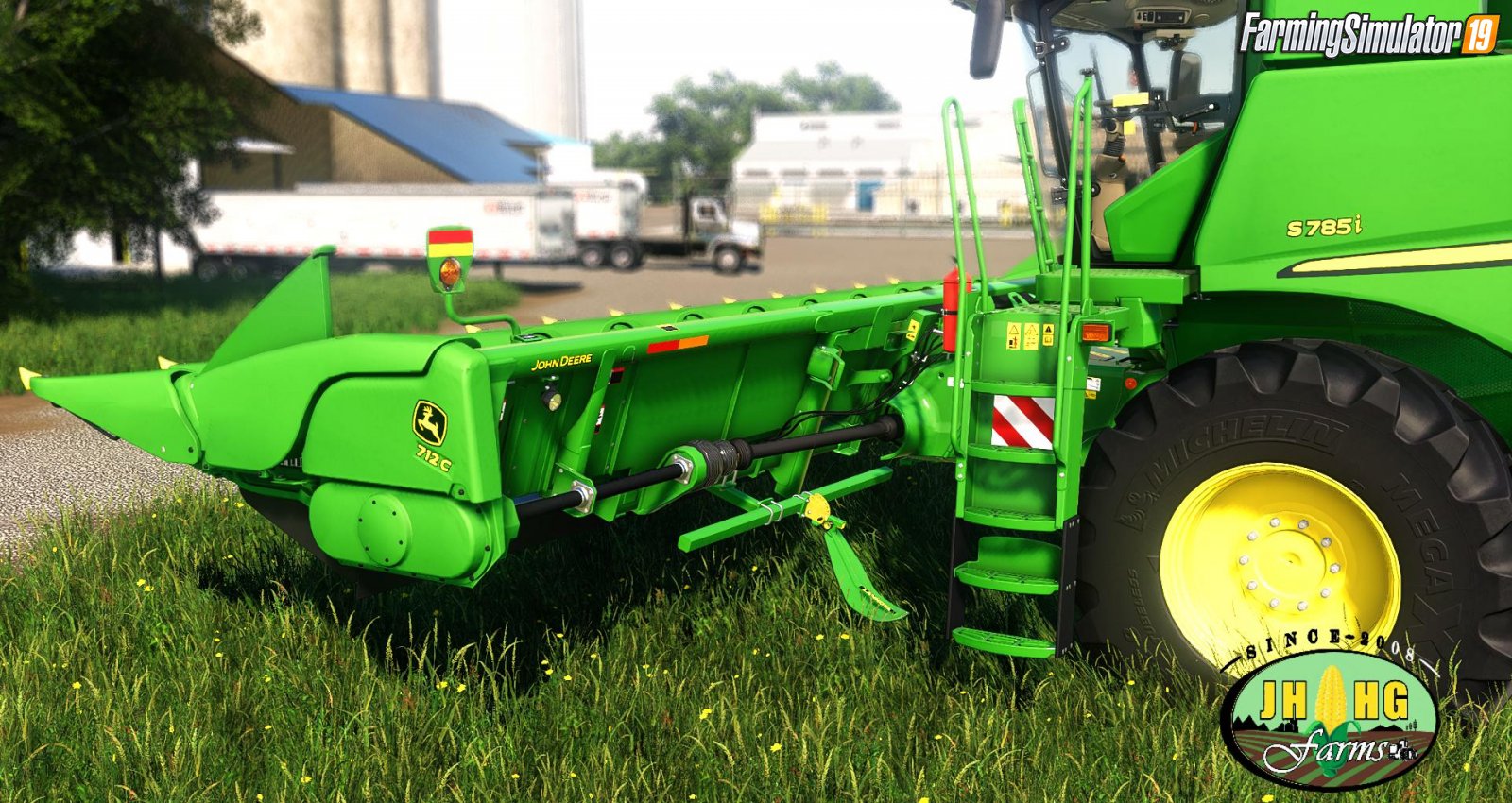 Combine John Deere 612C/712C Official v2.1 for FS19