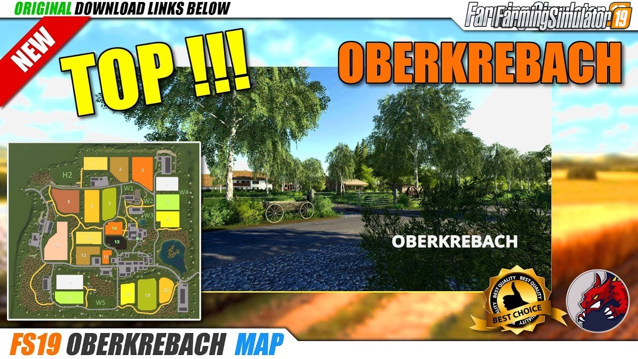 Oberkrebach Map v1.0 for FS19