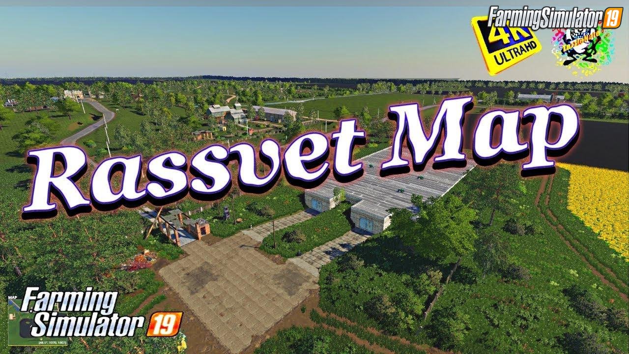 Rassvet Map (Seasons Ready) v2.6 by ben686 for FS19