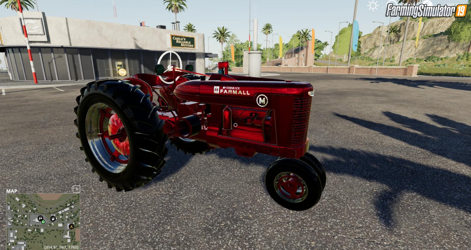 Tractor Farmall M v1.0 for FS19