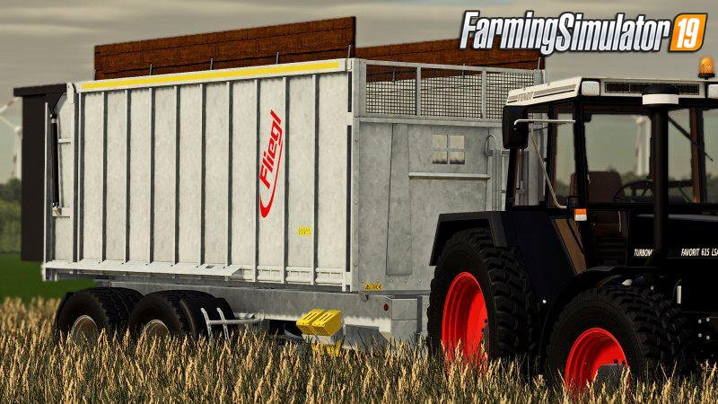 Trailer Fliegl TMK 266 Bull v1.0 for FS19