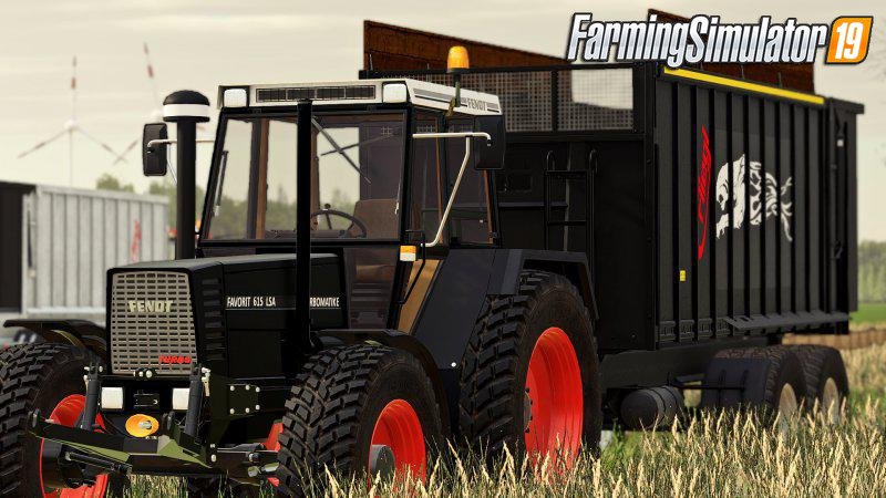 Trailer Fliegl TMK 266 Bull v1.0 for FS19